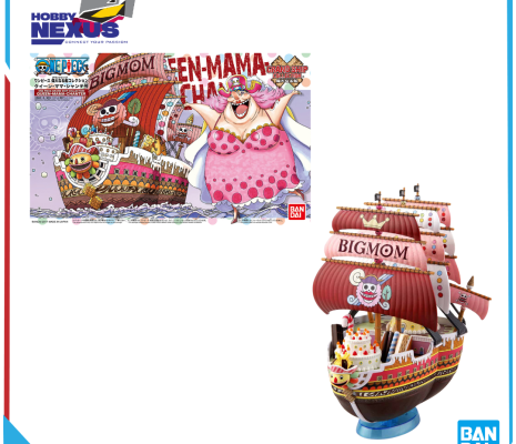 Mô hình lắp ráp - BANDA -ONE PIECE GRAND SHIP COLLECTION QUEEN-MAMA-CHANTER 580108