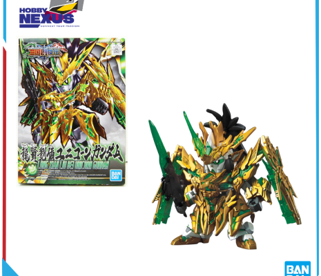 Mô hình lắp ráp Gunpla - BANDAI - SD SANGOKU SOKETSUDEN Long Xian Liu Bei UNICORN GUNDAM 588791