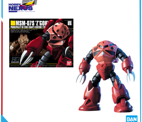 Mô hình lắp ráp Gunpla - BANDAI - 1/144 HGUC MSM-07S Z'GOCK (CHAR'S CUSTOM) 592477