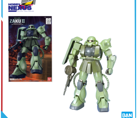 Mô hình lắp ráp Gunpla - BANDAI - 1/144 FG MS-06F/J ZAKUⅡ 592514