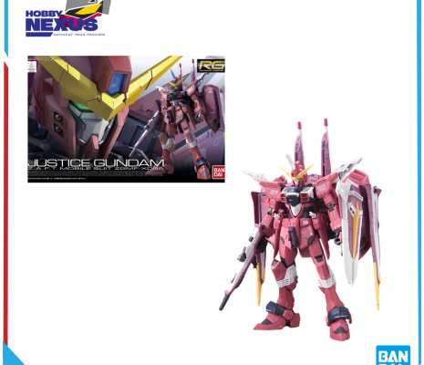 phẩm Mô hình lắp ráp Gunpla- Bandai - RG 1/144 Justice Gundam  616159