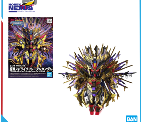 Mô hình lắp ráp Gunpla - BANDAI - SDW HEROES QIONGQI STRIKE FREEDOM GUNDAM 620118