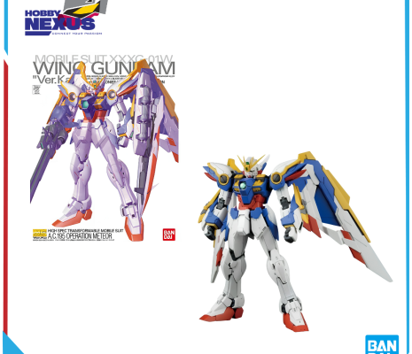 Mô hình lắp ráp Gunpla -BANDAI - MG 1/100 XXXG-01W WING GUNDAM Ver.Ka 628398