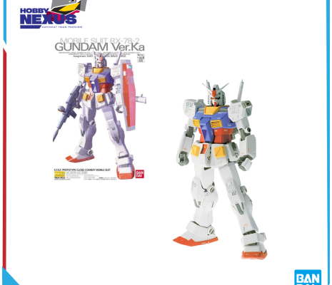 Mô hình lắp ráp Gunpla - BANDAI - MG 1/100 Gundam RX-78-2 Ver. Ka (phiên bản đầu tiên) 635372
