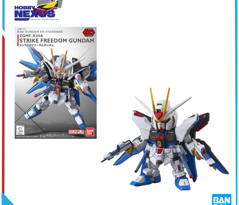 Mô hình lắp ráp Gunpla - BANDAI - SD GUNDAM EX-STANDARD STRIKE FREEDOM GUNDAM 656209