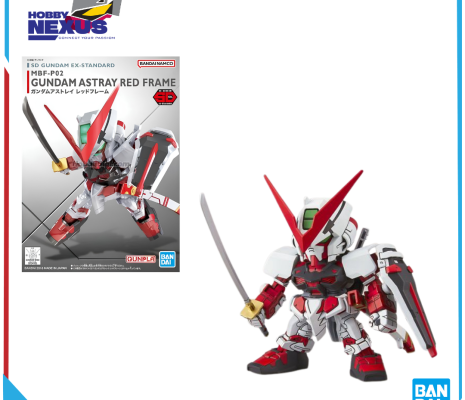 Mô hình lắp ráp Gunpla - BANDAI - SD GUNDAM EX-STANDARD GUNDAM ASTRAY RED FRAME 656216