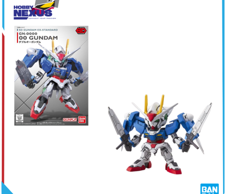 Mô hình lắp ráp Gunpla - BANDAI - SD GUNDAM EX-STANDARD 00 GUNDAM  656223