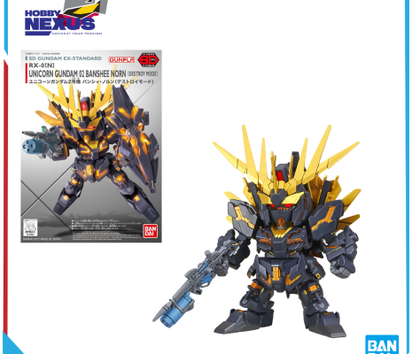 Mô hình lắp ráp Gunpla - BANDAI - SD GUNDAM EX-STANDARD UNICORN GUNDAM 02 BANSHEE NORN (DESTROY MODE) 656285