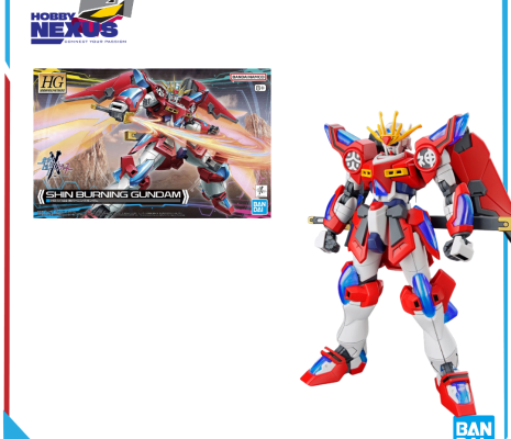 Mô hình lắp ráp Gunpla - BANDAI - HG 1/144 SHIN BURNING GUNDAM 657121