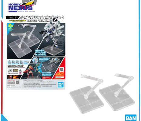 Mô hình lắp ráp - BANDAI - ACTION BASE 7 [CLEAR COLOR] 662873