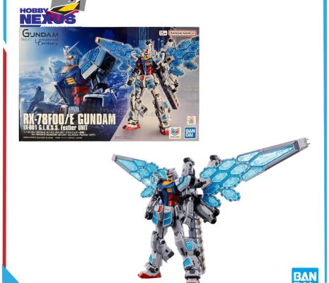 Mô hình lắp ráp Gunpla - BANDAI - 1/144 RX-78F00/E GUNDAM (EX-001 G.L.R.S.S. Feather UNIT) 735836